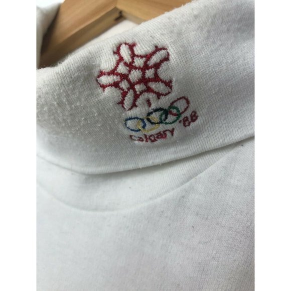 1988 Olympic Thermal Long Sleeve Shirt Mens Large - Picture 3 of 5